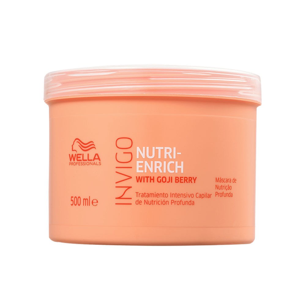 Kit Wella Professionals Invigo Nutri Enrich - Shampoo 1000 ml + Condicionador 1000 ml + Máscara 500 ml + Leave-in 150 ml — imagem 3 | Drogaria Taveira