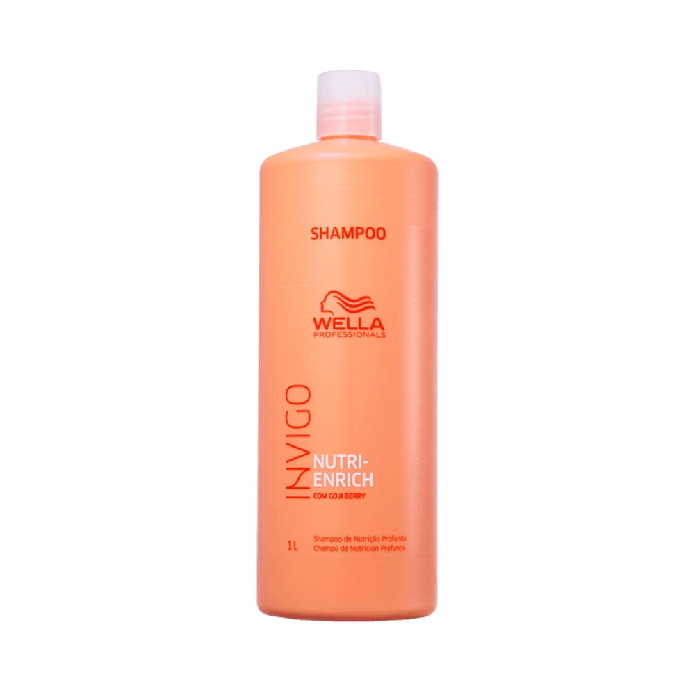 Kit Wella Professionals Invigo Nutri Enrich - Shampoo 1000 ml + Condicionador 1000 ml + Máscara 150 ml — imagem 4 | Drogaria Taveira
