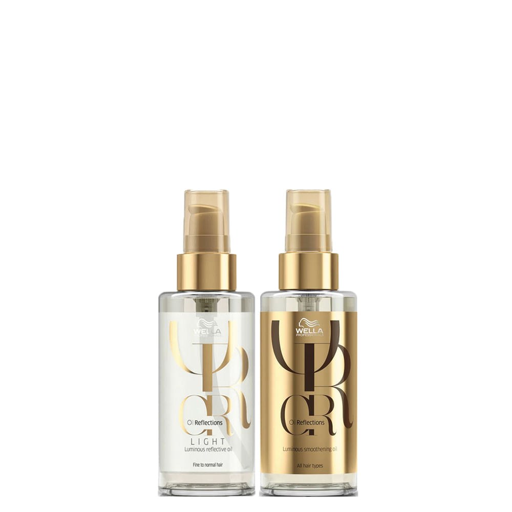 Kit Wella Professionals Oil Reflections - Óleo 100 ml + Óleo Light 100 ml — imagem 2 | Drogaria Taveira