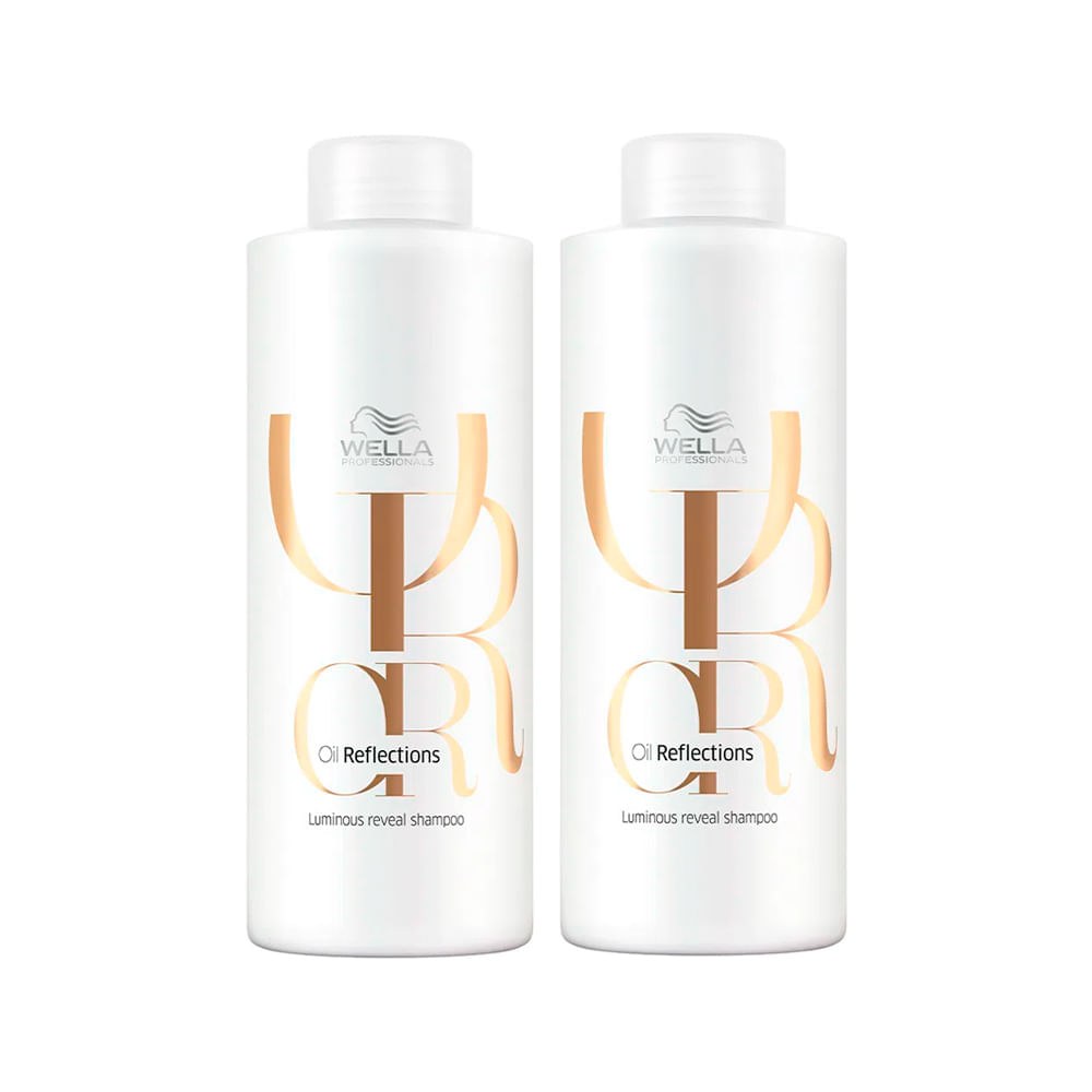 Kit Wella Professionals Shampoo Oil Reflections 1000 ml - 2 Unidades — imagem 2 | Drogaria Taveira