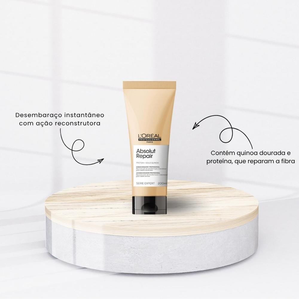 L'Oreal - Absolut Repair Gold Quinoa Kit - 4 Produtos — imagem 3 | Drogaria Taveira