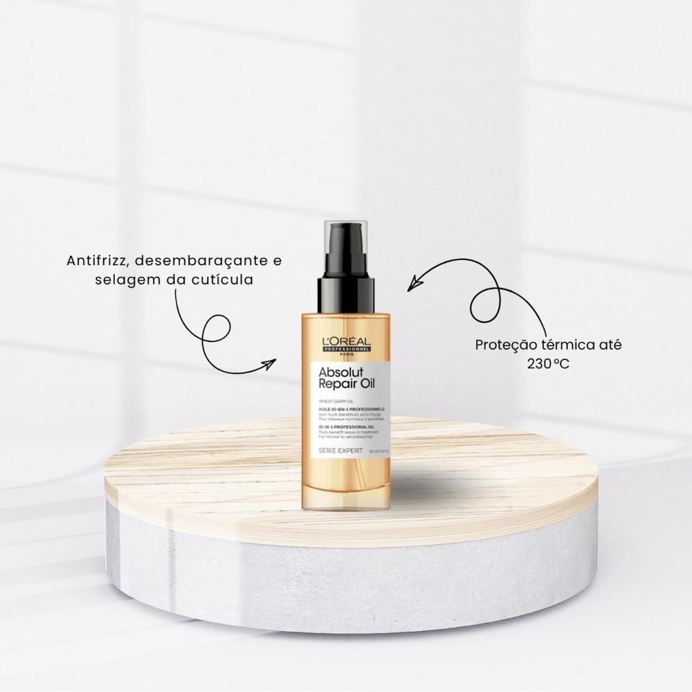 L'Oreal - Absolut Repair Gold Quinoa Kit - 4 Produtos — imagem 4 | Drogaria Taveira