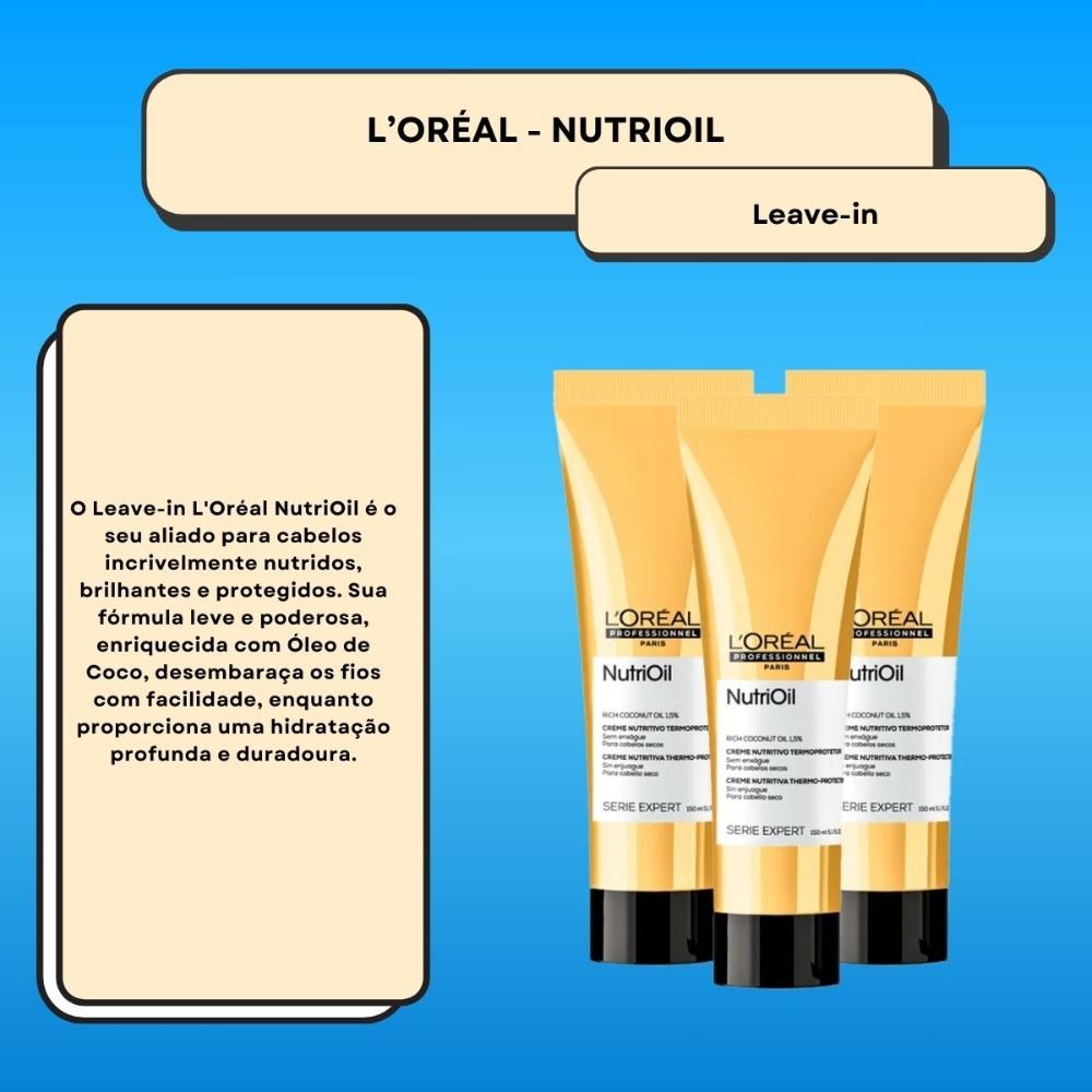 L'Oréal NutriOil - Kit 3 Leave-in - 150ml cada — imagem 3 | Drogaria Taveira