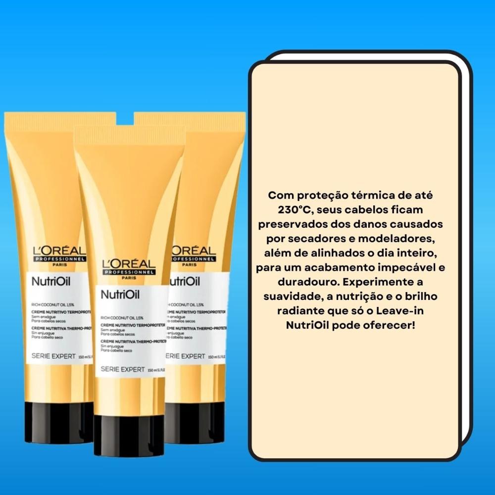 L'Oréal NutriOil - Kit 3 Leave-in - 150ml cada — imagem 4 | Drogaria Taveira