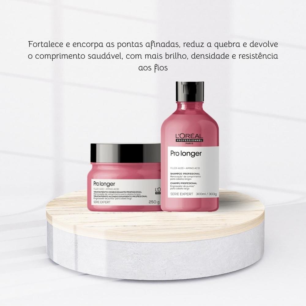 L'Oréal - Pro Longer Kit Shampoo e Máscara - 300ml/250ml — imagem 4 | Drogaria Taveira