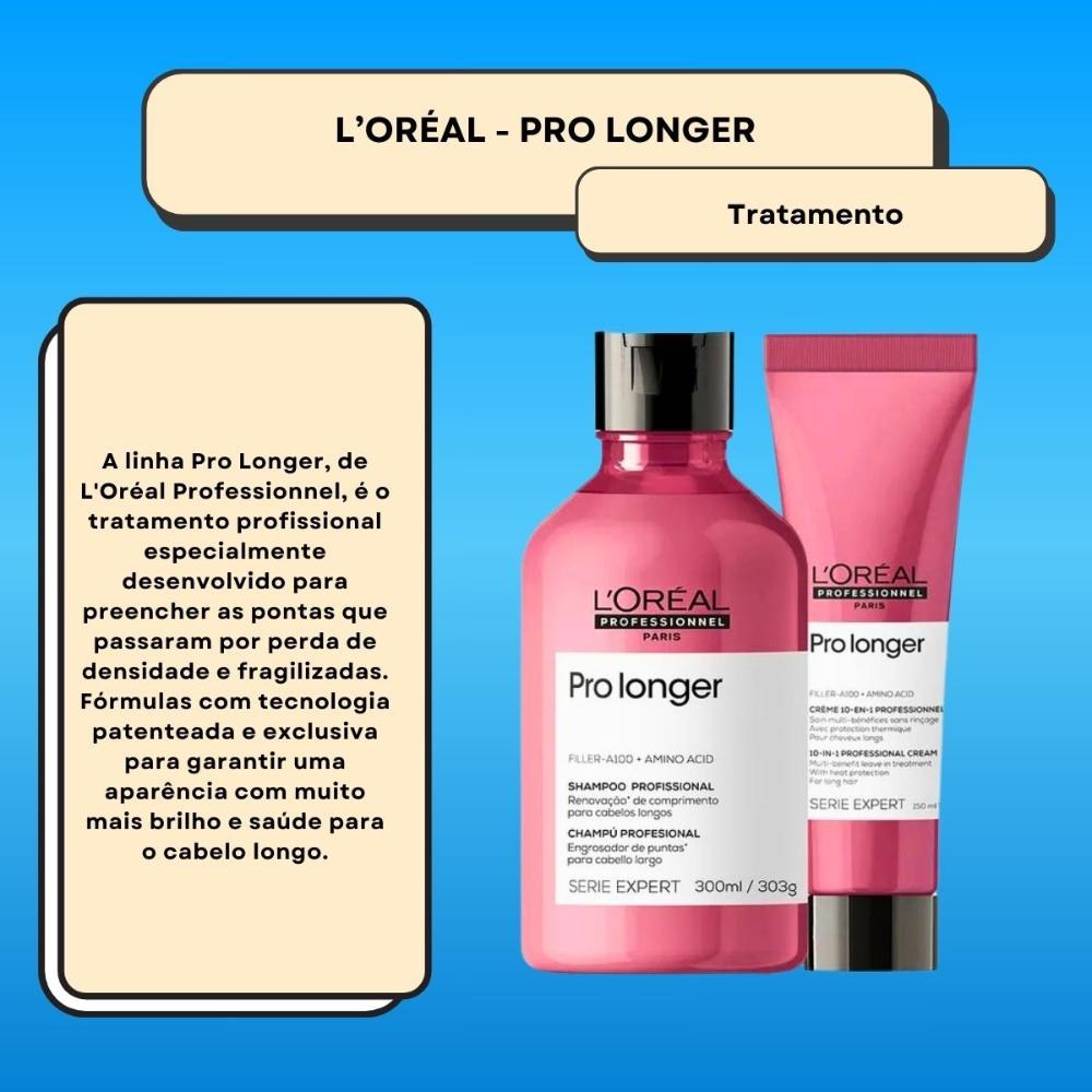L'Oréal Pro Longer - Shampoo 300ml + Leave-in 150ml — imagem 2 | Drogaria Taveira