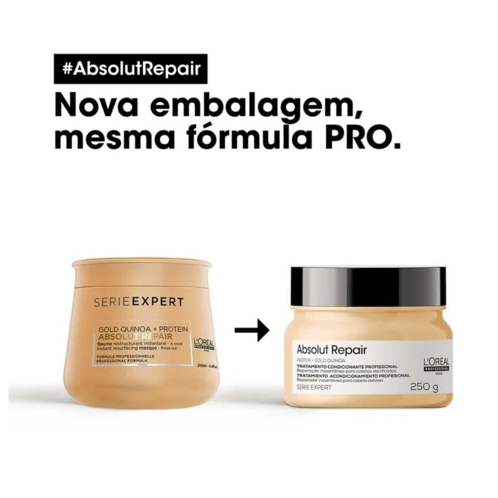 L'Oréal Professionnel Absolut Repair Gold Quinoa Máscara 250g — imagem 4 | Drogaria Taveira