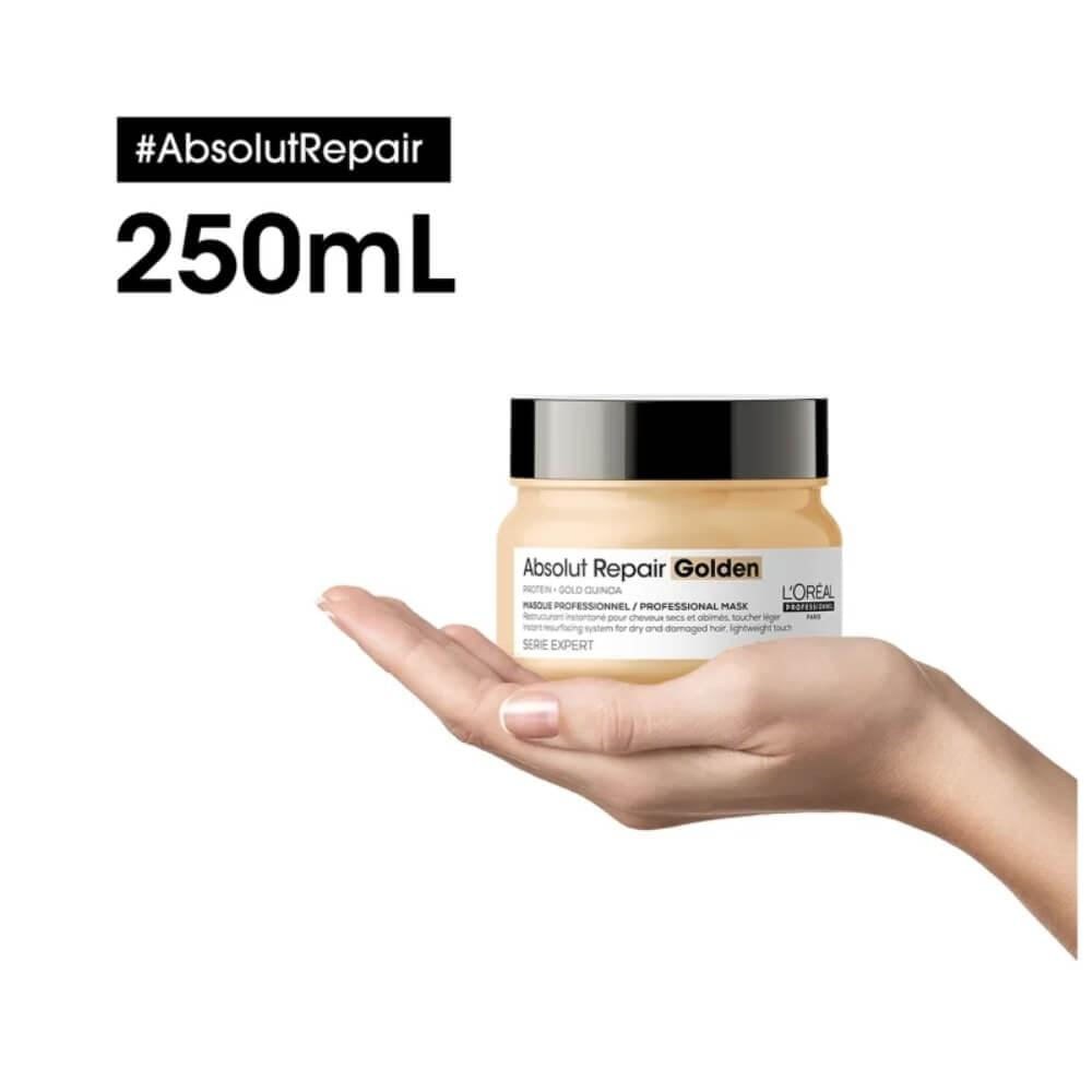 L'Oréal Professionnel Absolut Repair Gold Quinoa Máscara Toque Leve 250g — imagem 3 | Drogaria Taveira