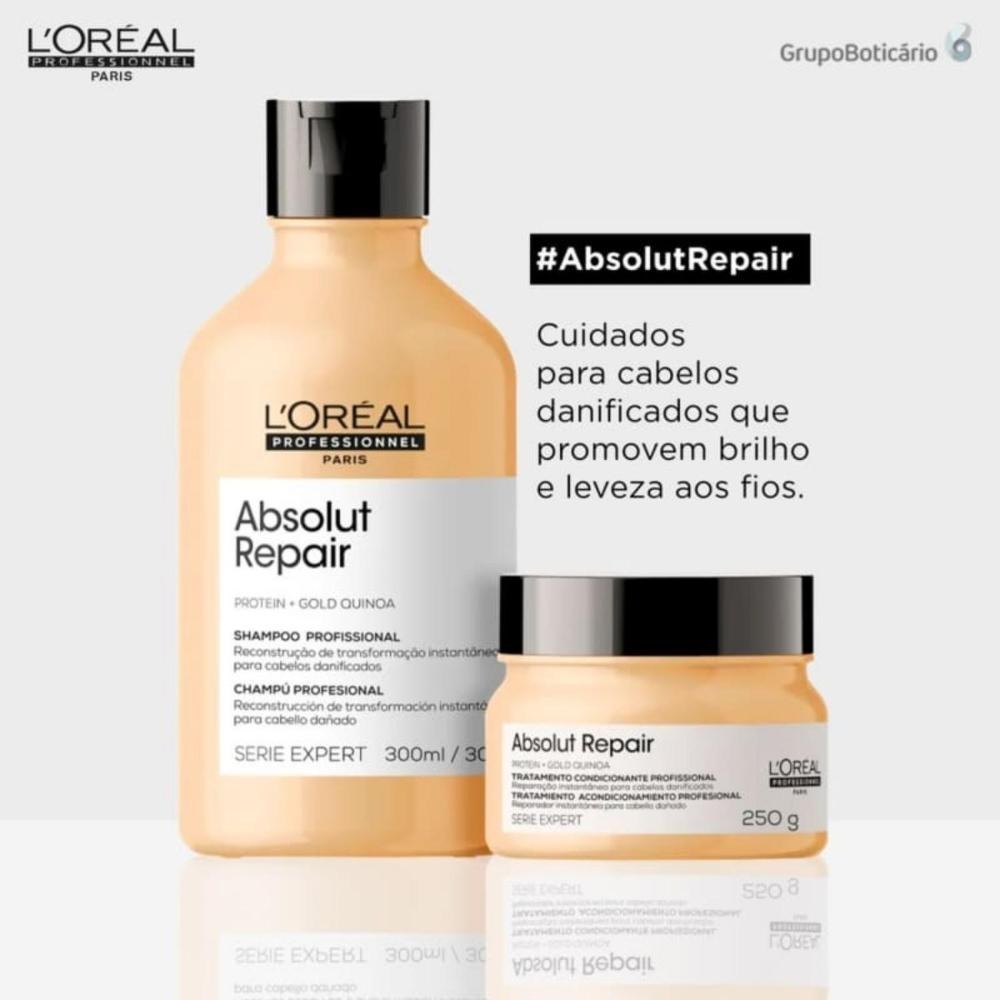 L'Oréal Professionnel - Absolut Repair Kit Shampoo e Máscara — imagem 4 | Drogaria Taveira