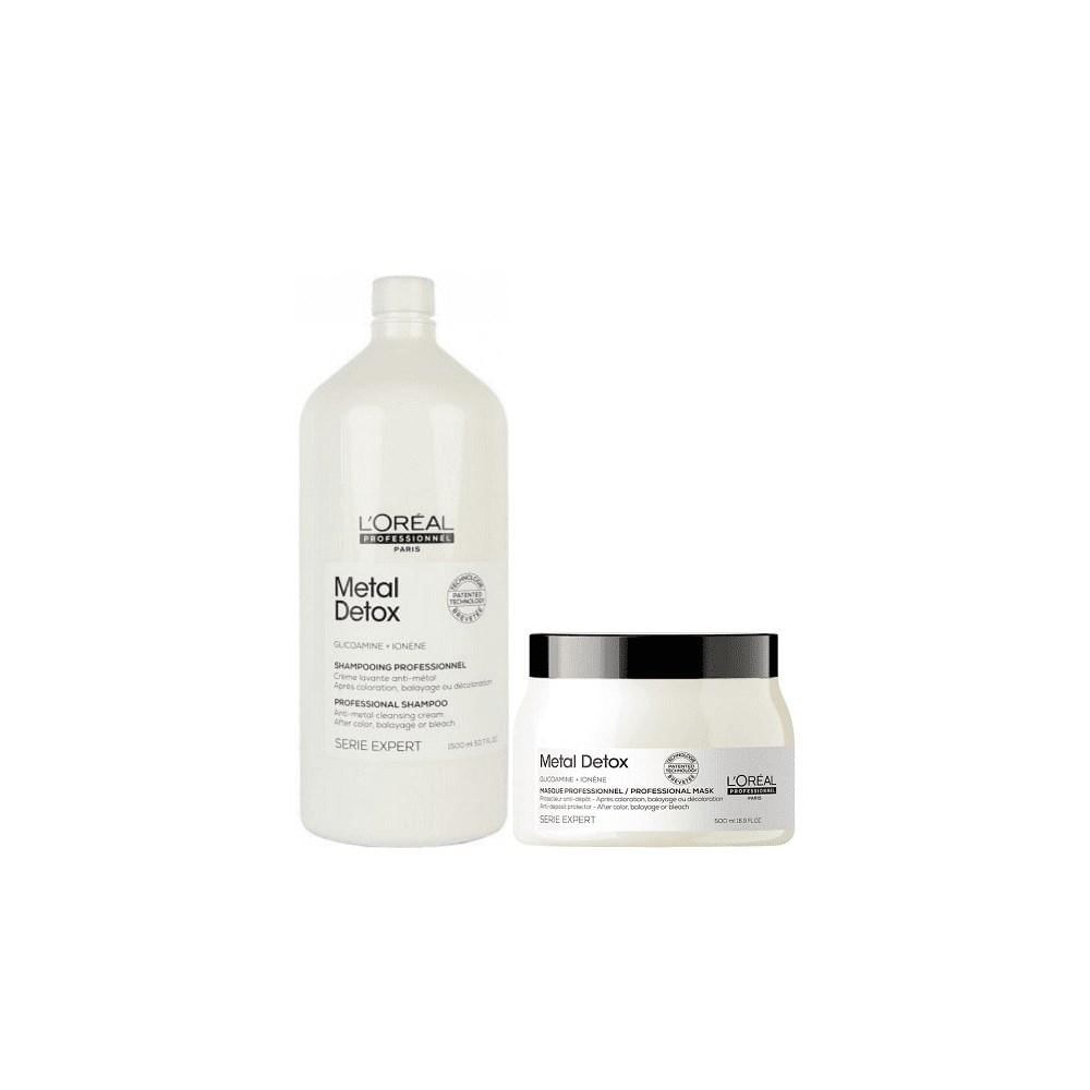 L'Oréal Professionnel Metal Detox Shampoo 1,5L + Máscara 500g — imagem 2 | Drogaria Taveira