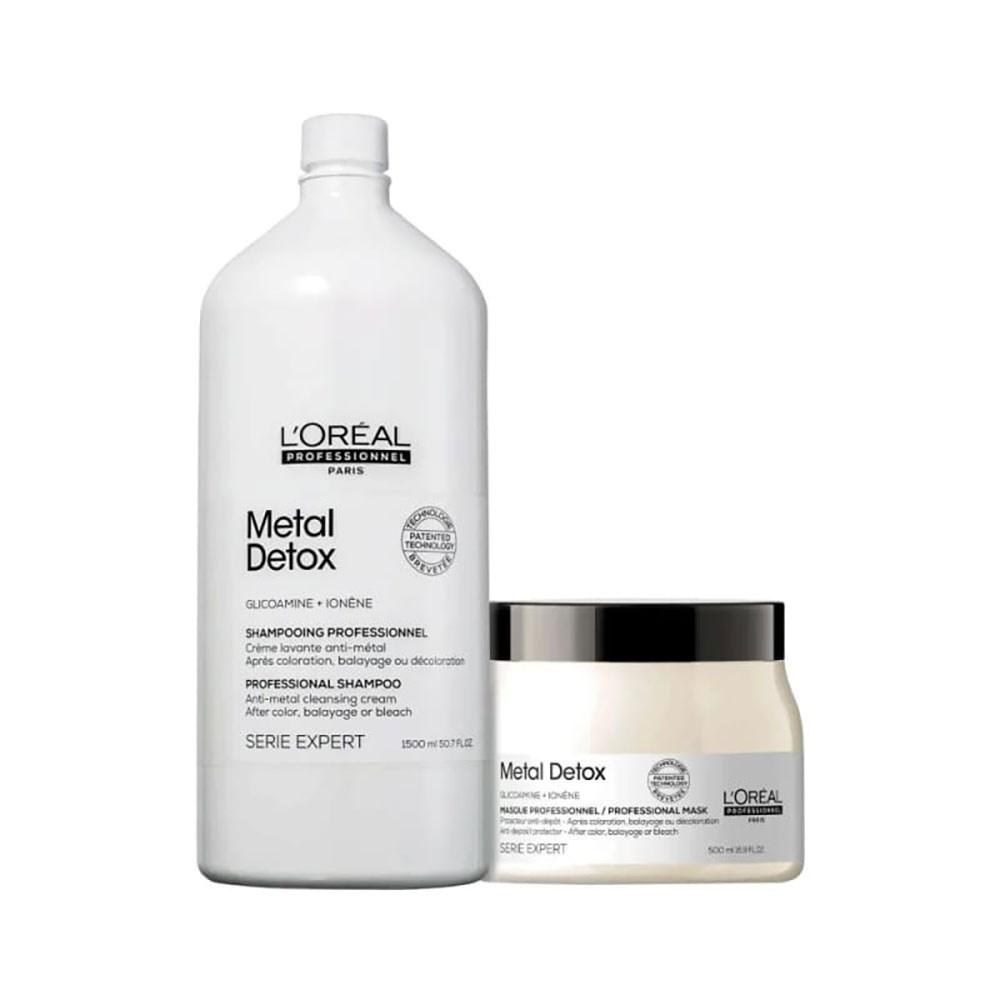 L'Oréal Professionnel Metal Detox Shampoo 1,5L + Máscara 500g — imagem 3 | Drogaria Taveira