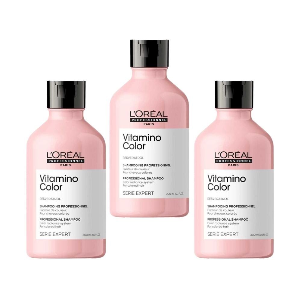 L'Oréal Professionnel Vitamino Color - Kit 3 Shampoo 300ml — imagem 2 | Drogaria Taveira