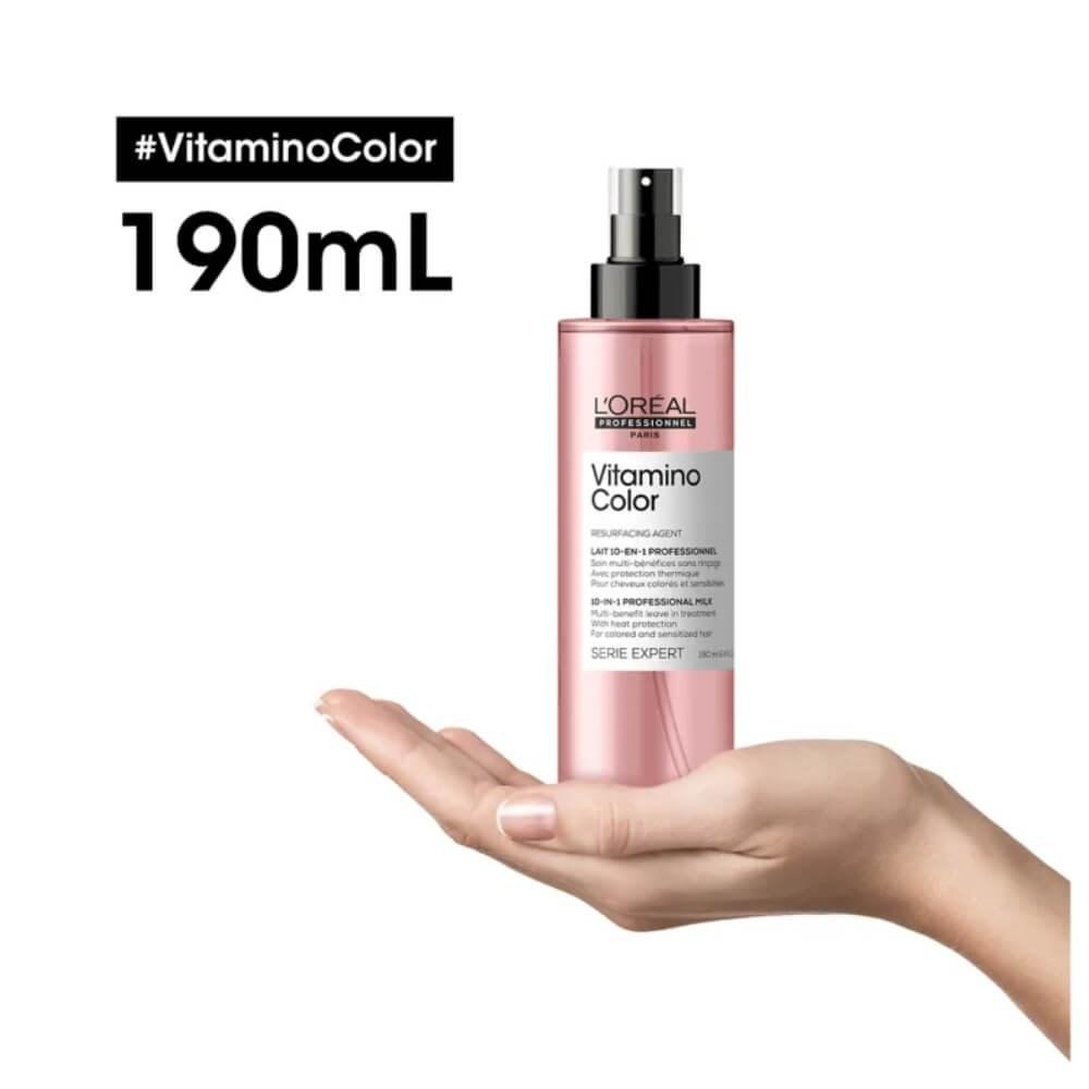 L'Oréal Professionnel Vitamino Color Leave-In 10 In1 Spray 190ml — imagem 3 | Drogaria Taveira
