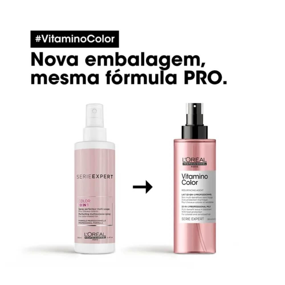L'Oréal Professionnel Vitamino Color Leave-In 10 In1 Spray 190ml — imagem 4 | Drogaria Taveira