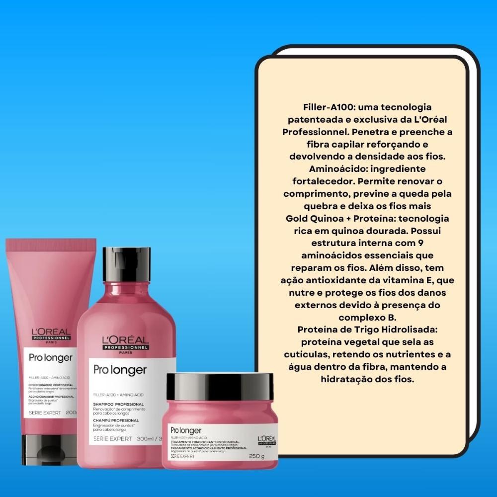 L'Oréal Serie Expert Pro Longer - Kit Home Care (3 Produtos) — imagem 3 | Drogaria Taveira