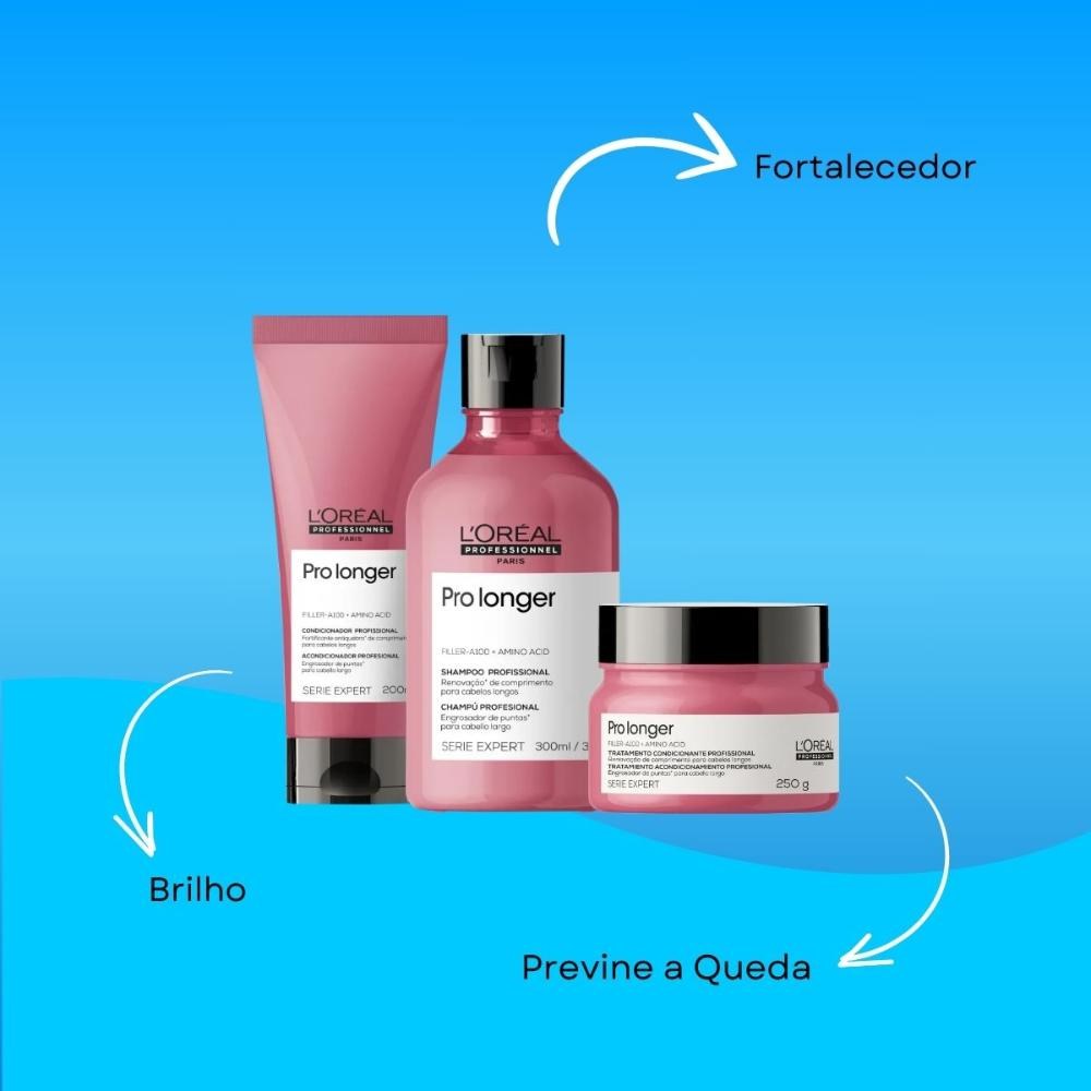 L'Oréal Serie Expert Pro Longer - Kit Home Care (3 Produtos) — imagem 4 | Drogaria Taveira