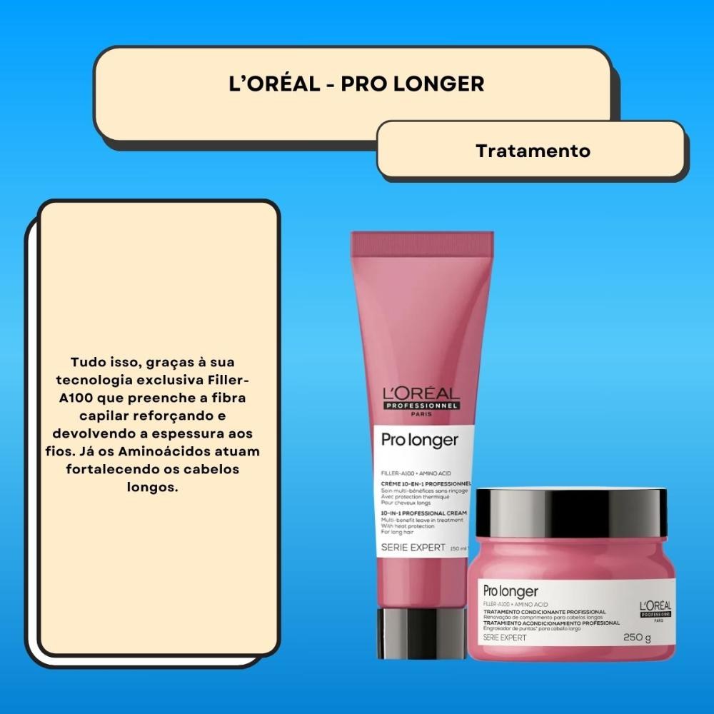L'Oréal Serie Expert Pro Longer - Kit Máscara 250g + Leave-in 150ml — imagem 2 | Drogaria Taveira