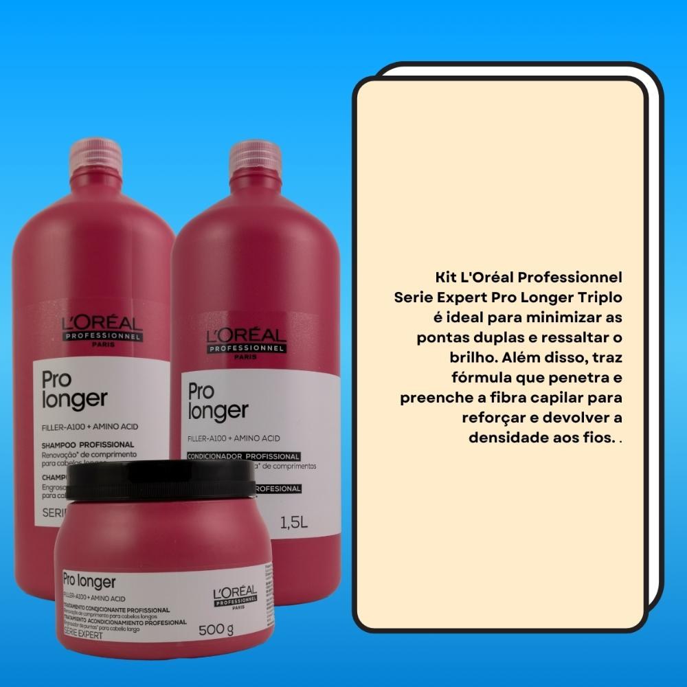 L'Oréal Serie Expert Pro Longer - Kit Salão (3 Produtos) — imagem 3 | Drogaria Taveira