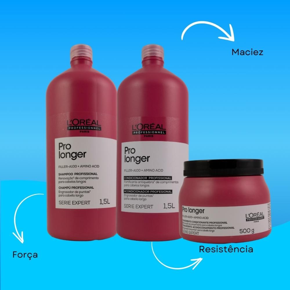 L'Oréal Serie Expert Pro Longer - Kit Salão (3 Produtos) — imagem 4 | Drogaria Taveira
