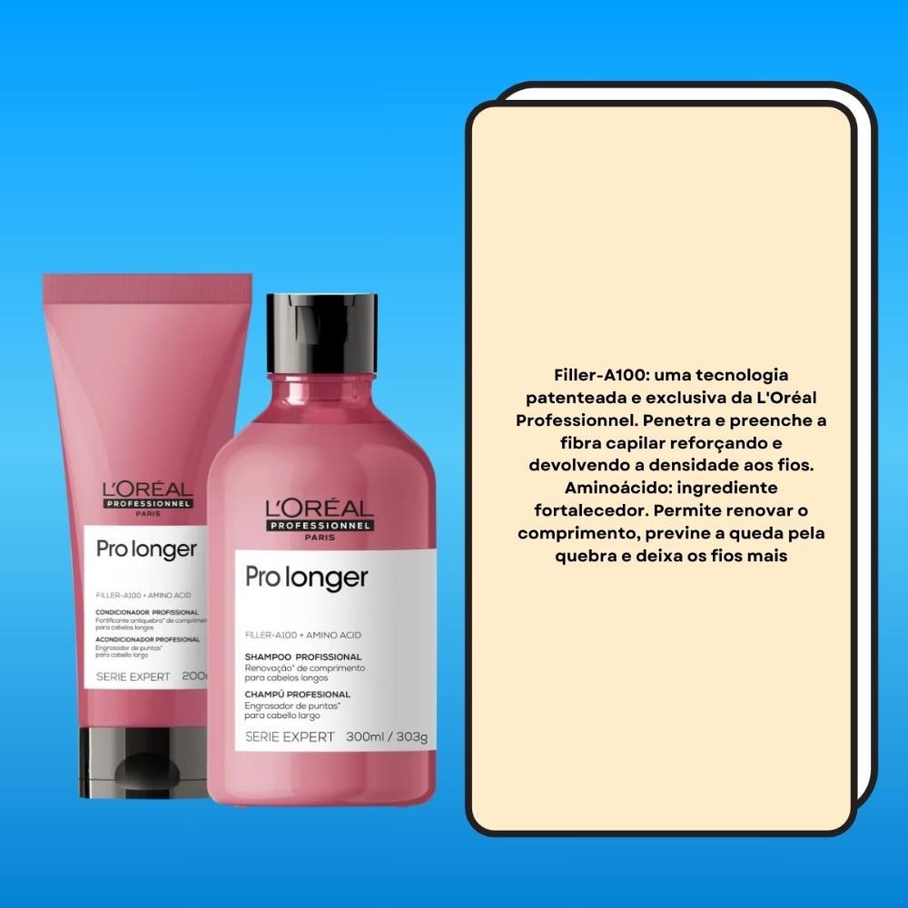 L'Oréal Serie Expert Pro Longer - Shampoo 300ml + Condicionador 200ml — imagem 3 | Drogaria Taveira
