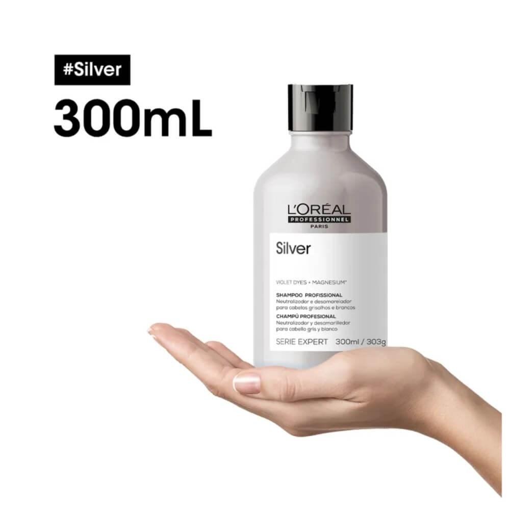 L'Oréal Silver - Shampoo Matizador 300ml — imagem 2 | Drogaria Taveira