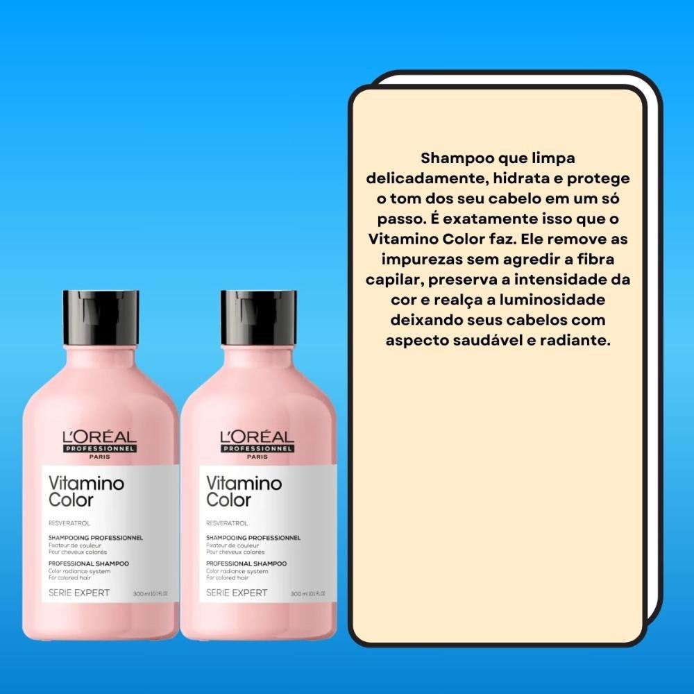 L'Oréal Vitamino Color - Kit 2 Shampoos - 300ml cada — imagem 4 | Drogaria Taveira