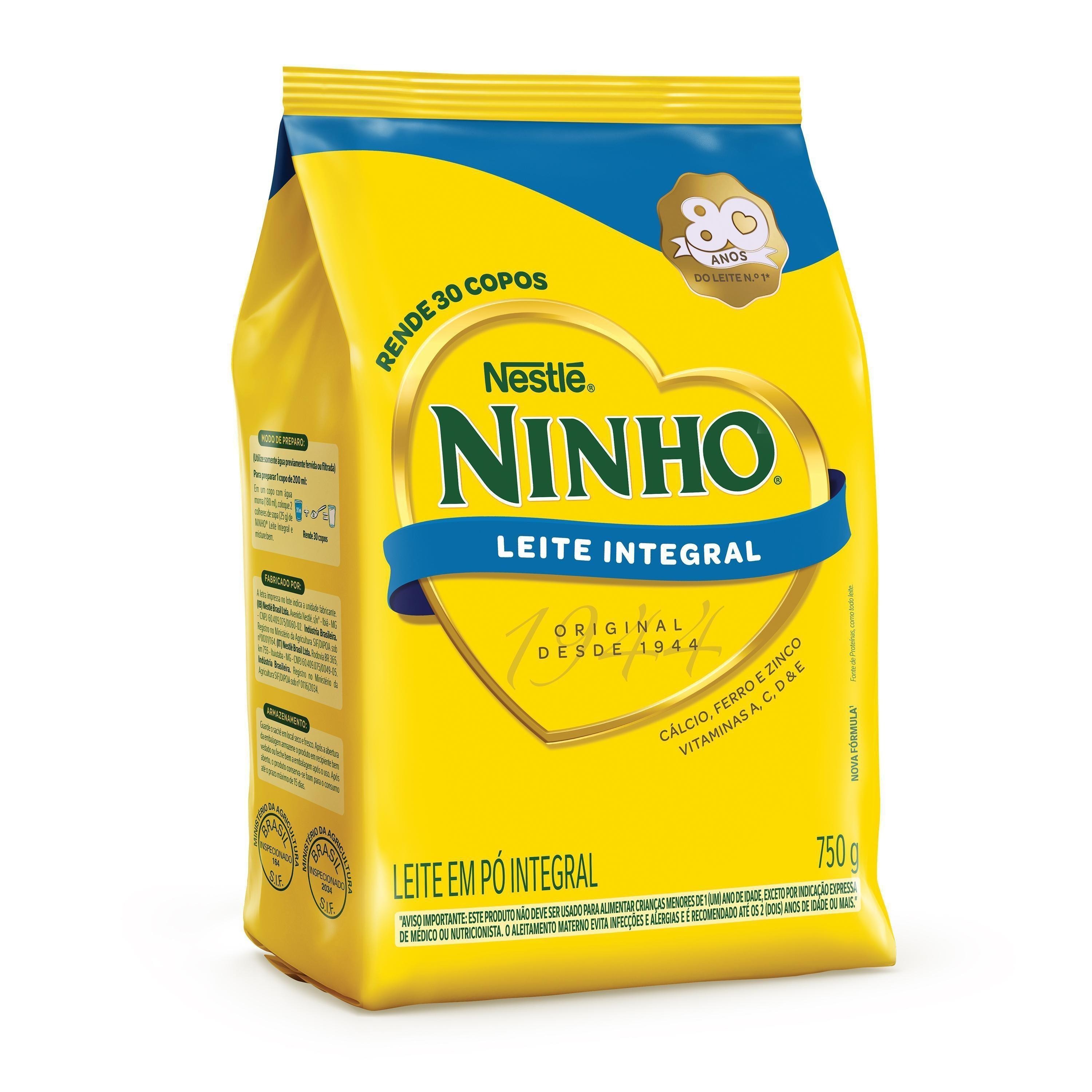 Leite em Pó Ninho Integral Sachet 750g — Ninho | Drogaria Taveira
