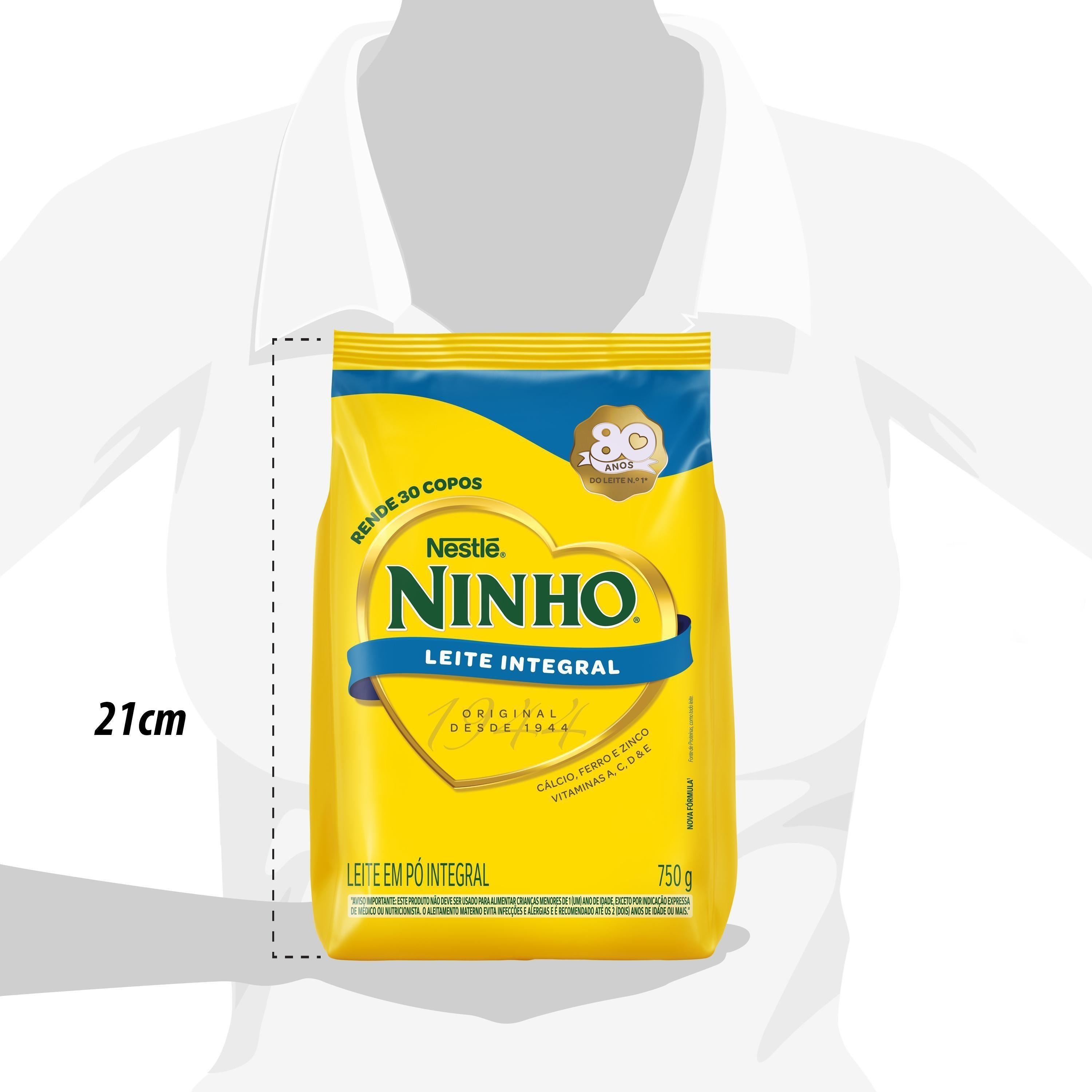 Leite em Pó Ninho Integral Sachet 750g — imagem 3 | Drogaria Taveira