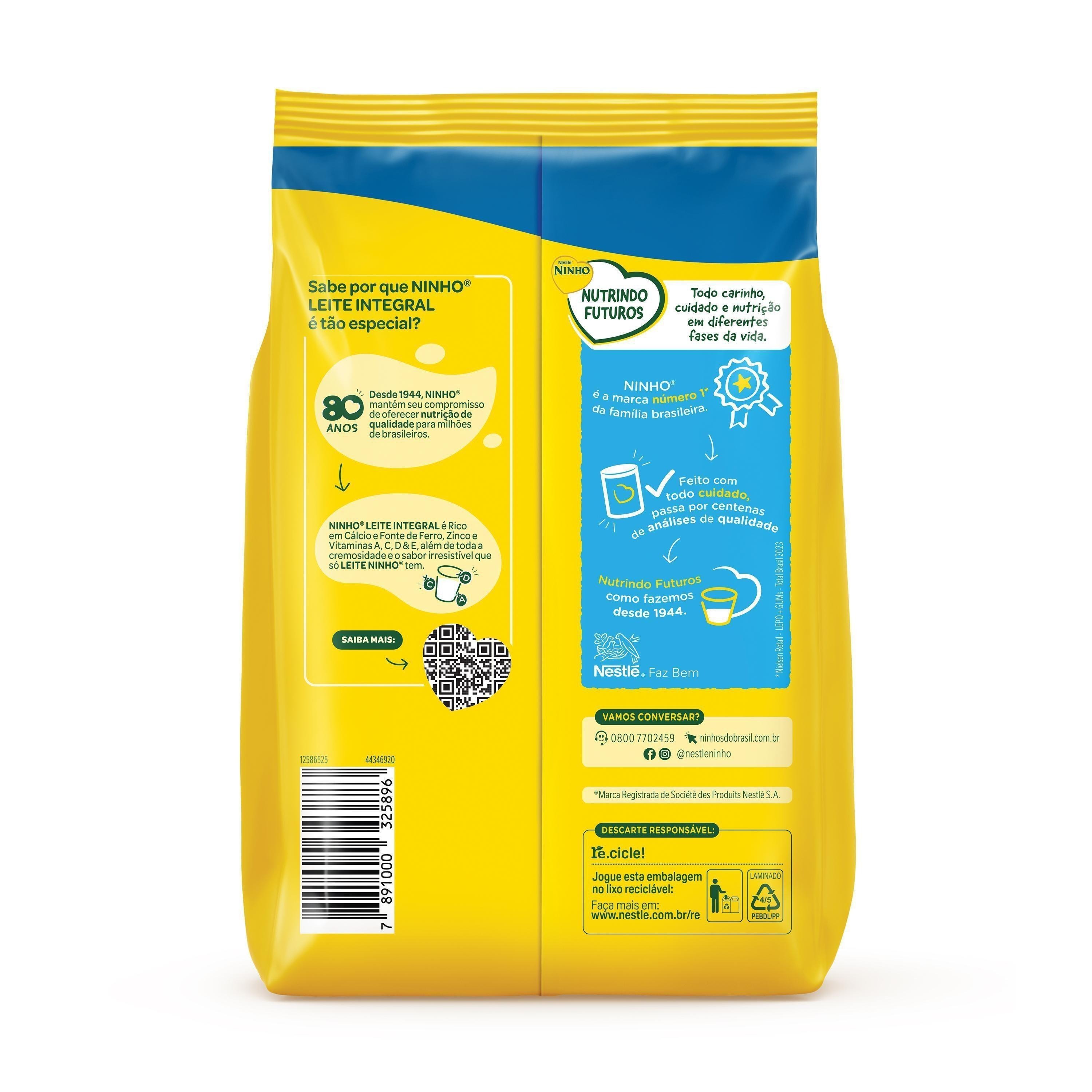 Leite em Pó Ninho Integral Sachet 750g — imagem 4 | Drogaria Taveira