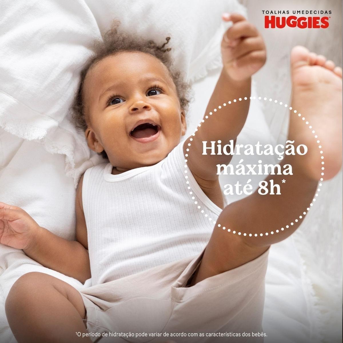 Lenços Umedecidos Huggies Hidratação e Nutrição Contra Assaduras 192 Unidades — imagem 4 | Drogaria Taveira