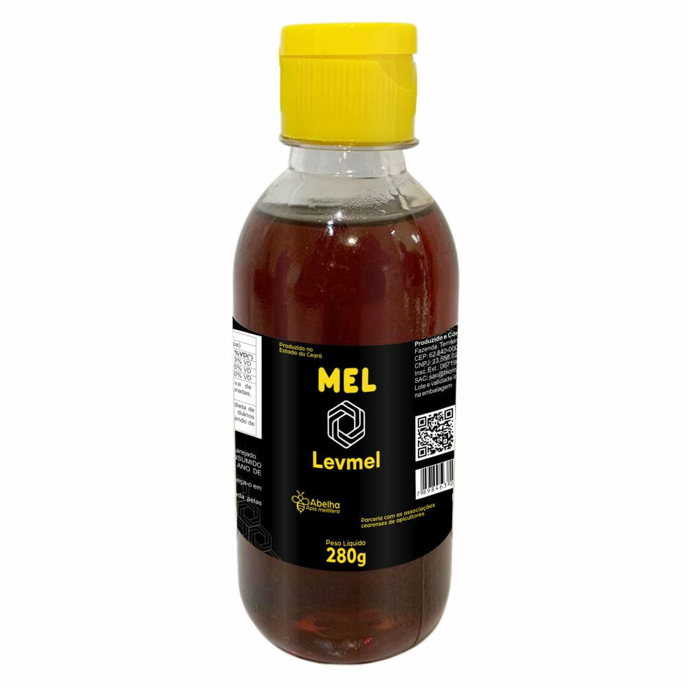 Levmel Mel Puro 280g — Levmel | Drogaria Taveira