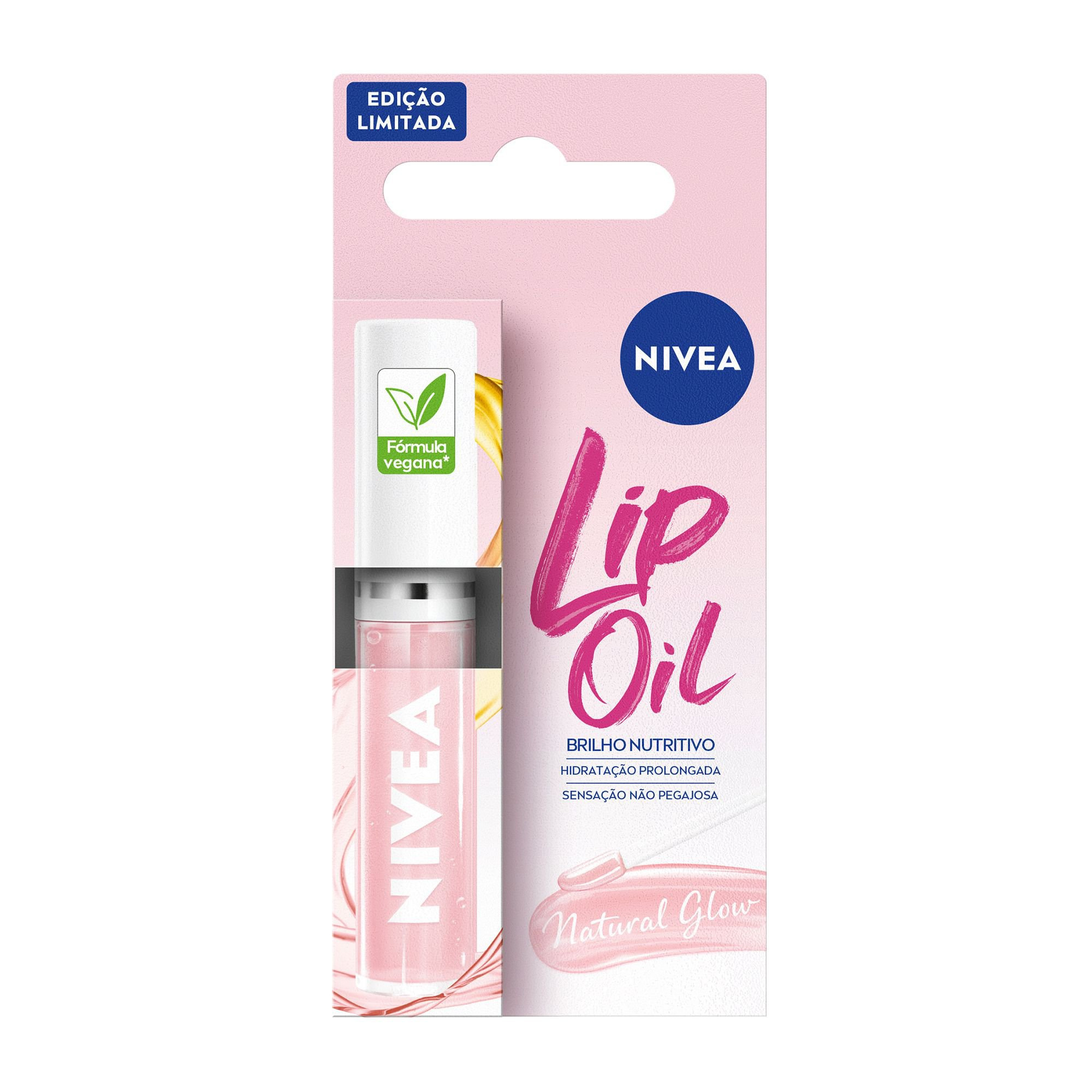 Lip OIl Nivea Brilho Nutritivo Natural Glow 5,5ml — Nivea | Drogaria Taveira