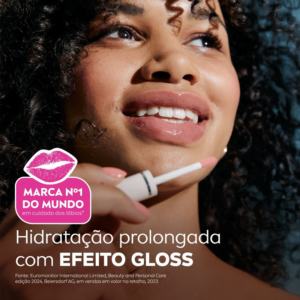 Lip OIl Nivea Brilho Nutritivo Rosé 5,5ml — imagem 3 | Drogaria Taveira