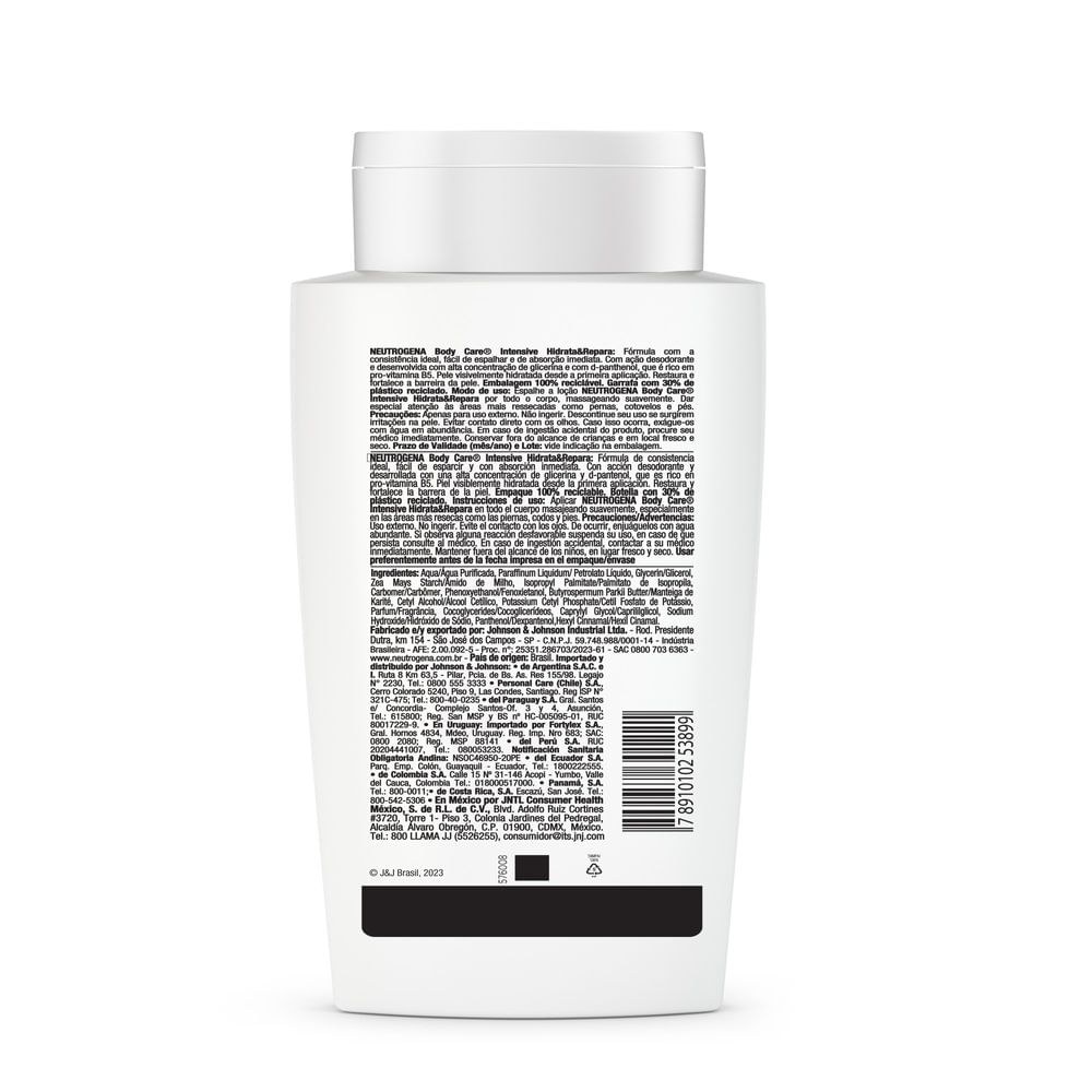 Loção Corporal Neutrogena Body Care Intensive Hidrata e Repara 200ml — imagem 2 | Drogaria Taveira