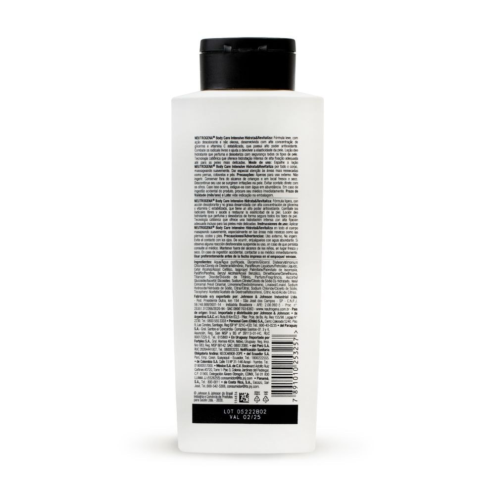Loção Corporal Neutrogena Body Care Intensive Hidrata e Revitaliza 400ml — imagem 3 | Drogaria Taveira