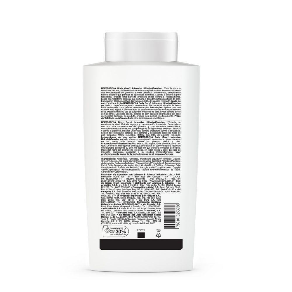 Loção Corporal Neutrogena Body Care Intensive Hidrata e Suaviza com Ceramidas 400ml — imagem 2 | Drogaria Taveira