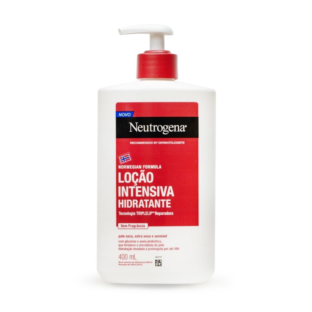 Loção Corporal Neutrogena Norwegian Formula Hidratante Intensiva Sem Fragrância 400ml — imagem 2 | Drogaria Taveira