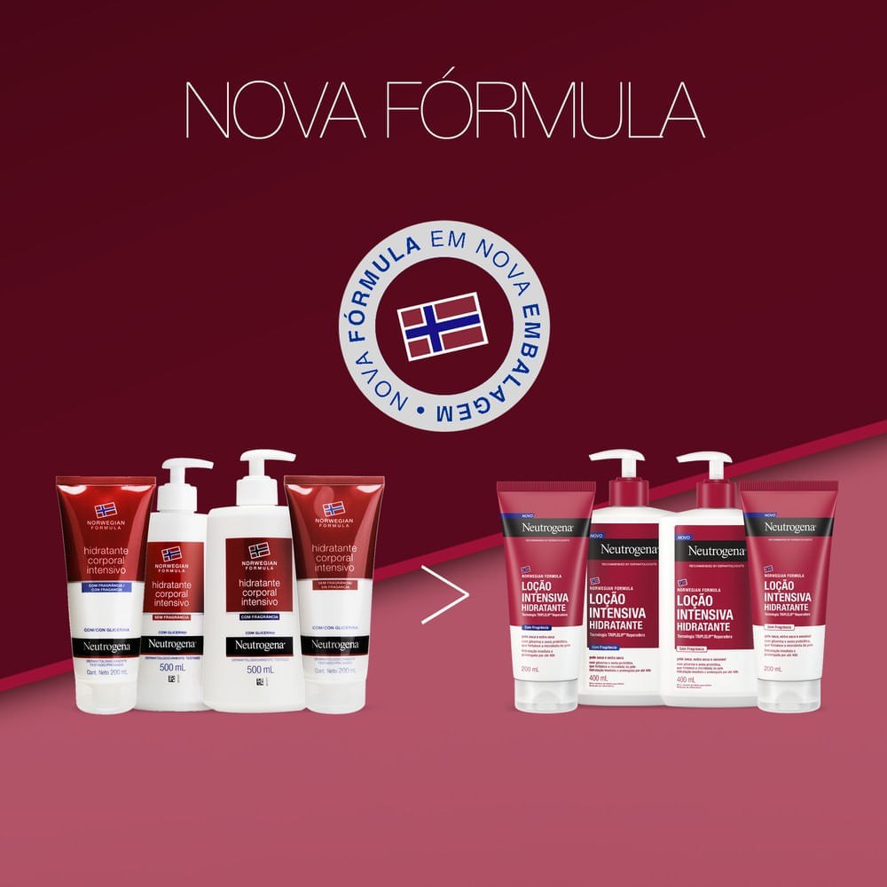Loção Corporal Neutrogena Norwegian Formula Hidratante Intensiva Sem Fragrância 400ml — imagem 4 | Drogaria Taveira