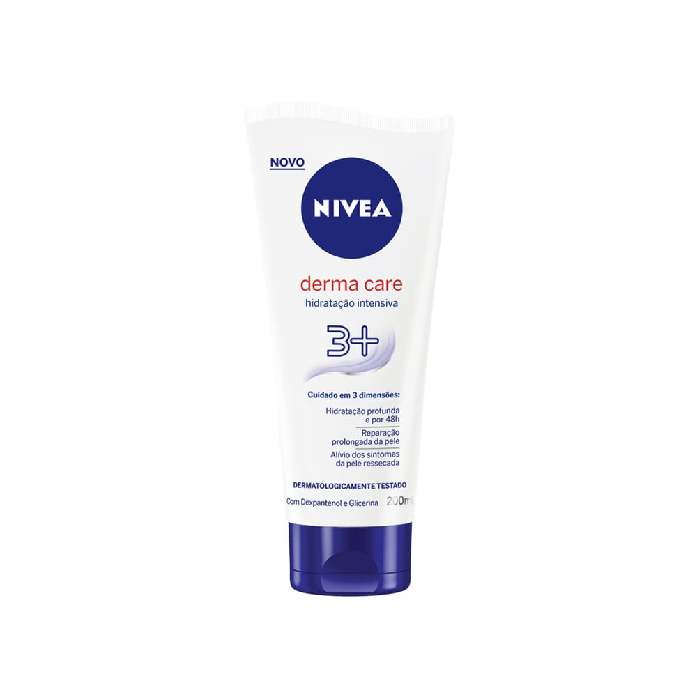 Loção Corporal Nivea Derma Care Hidratação Intensiva 3+ 200ml — imagem 2 | Drogaria Taveira