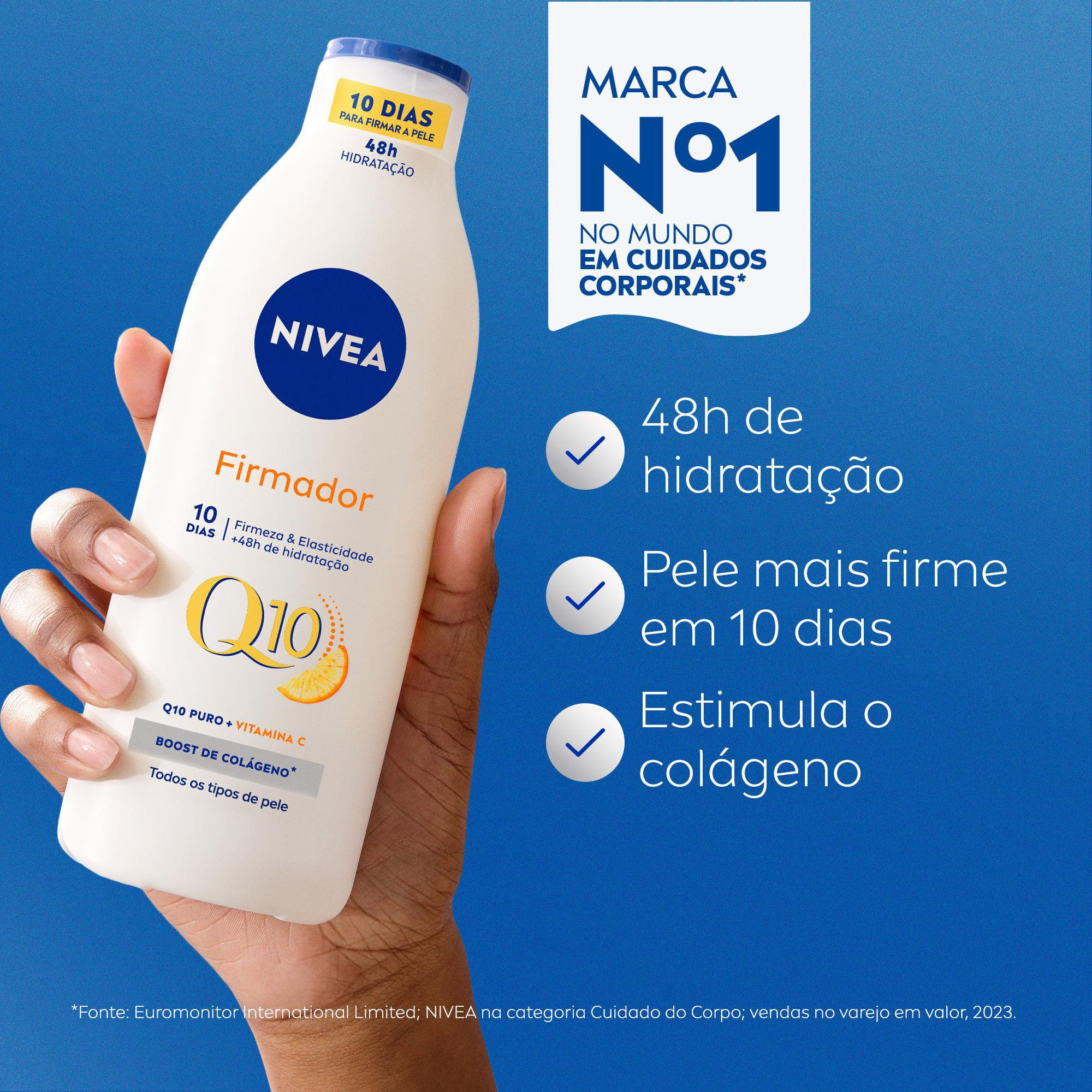Loção Corporal Nivea Q10 Firmador com Vitamina C 200ml — imagem 2 | Drogaria Taveira