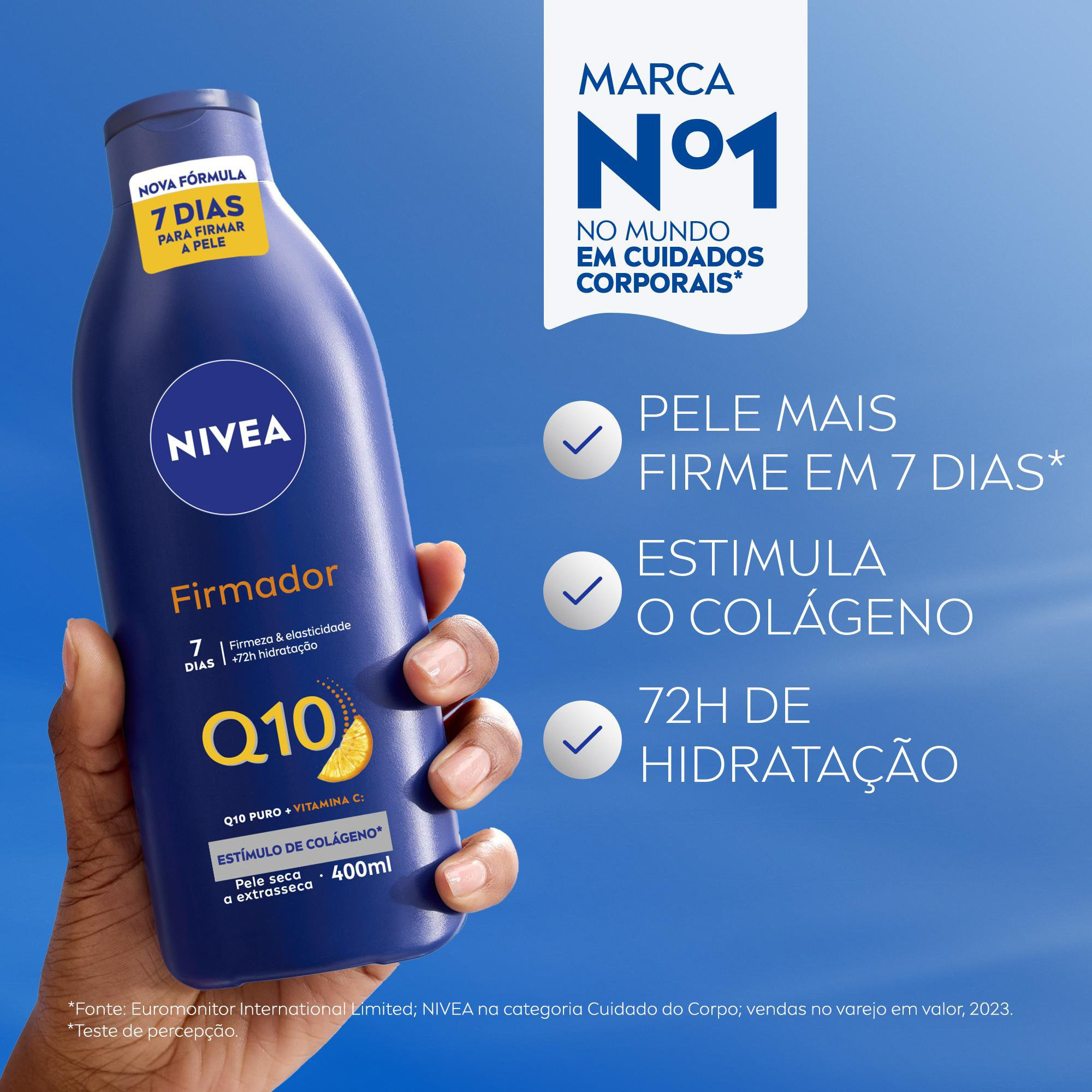 Loção Corporal Nivea Q10 Firmadora com Vitamina C Pele Seca 400ml — imagem 2 | Drogaria Taveira