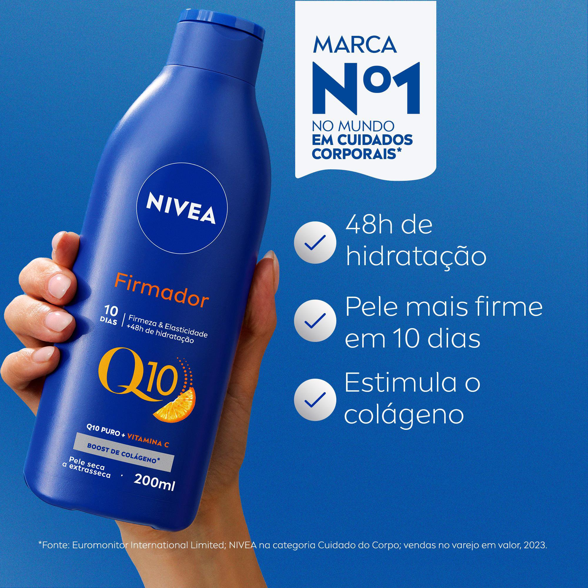 Loção Corporal Nivea Q10 + Vitamina C Firmador Pele Seca 200ml — imagem 2 | Drogaria Taveira