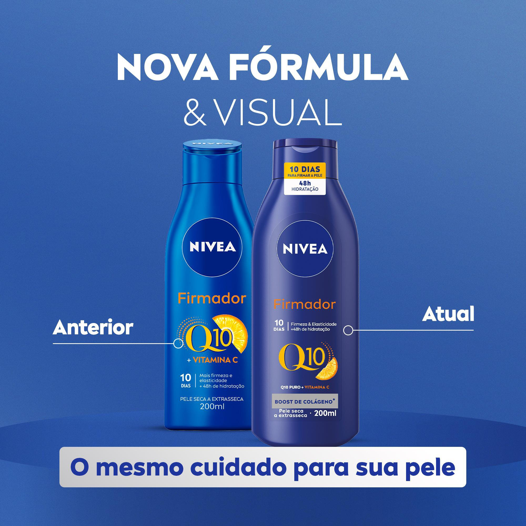 Loção Corporal Nivea Q10 + Vitamina C Firmador Pele Seca 200ml — imagem 4 | Drogaria Taveira