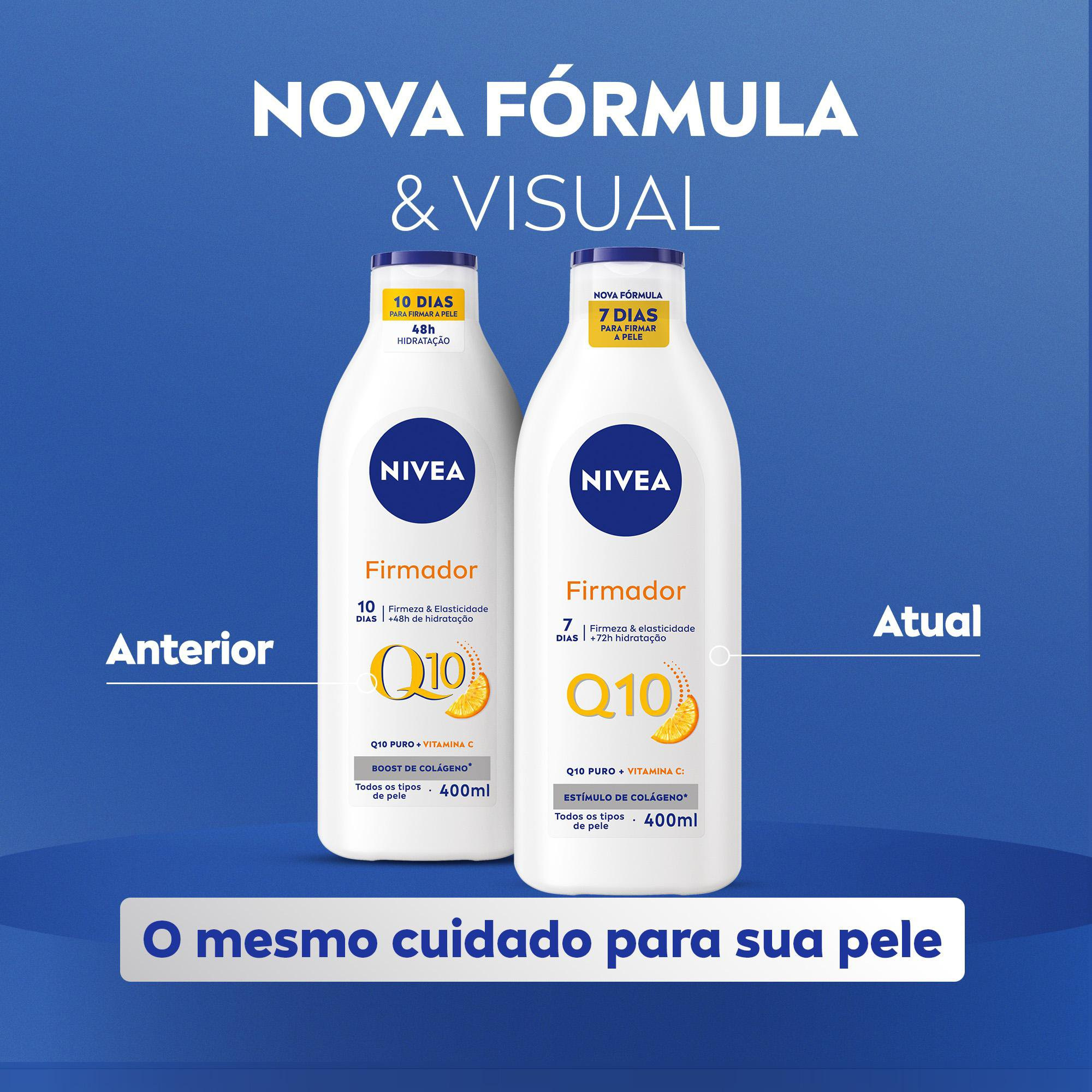 Loção Corporal Nivea Q10 + Vitamina C Firmadora 400ml — imagem 3 | Drogaria Taveira