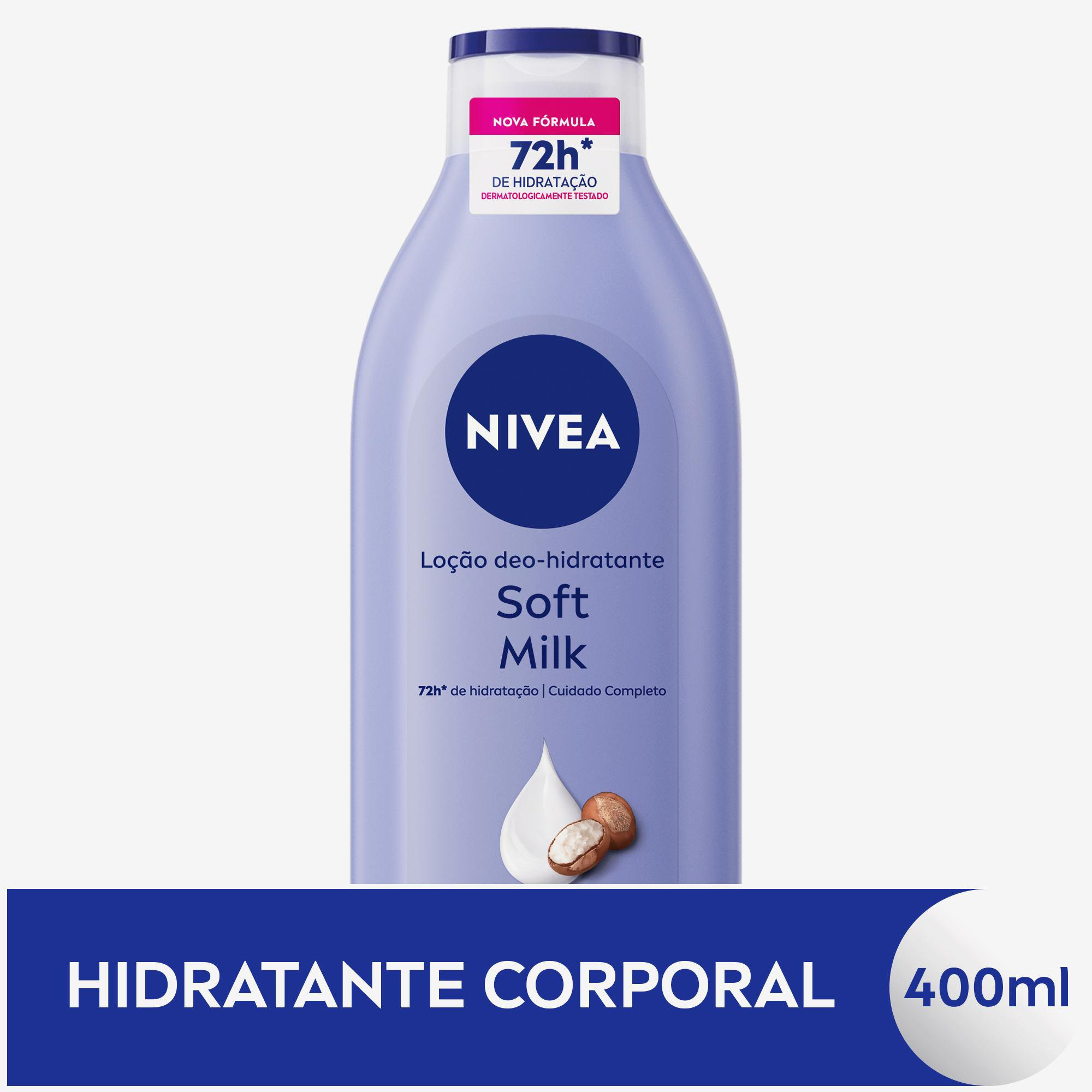 Loção Corporal Nivea Soft Milk Hidratante Pele Seca com Manteiga de Karité 400ml — imagem 2 | Drogaria Taveira