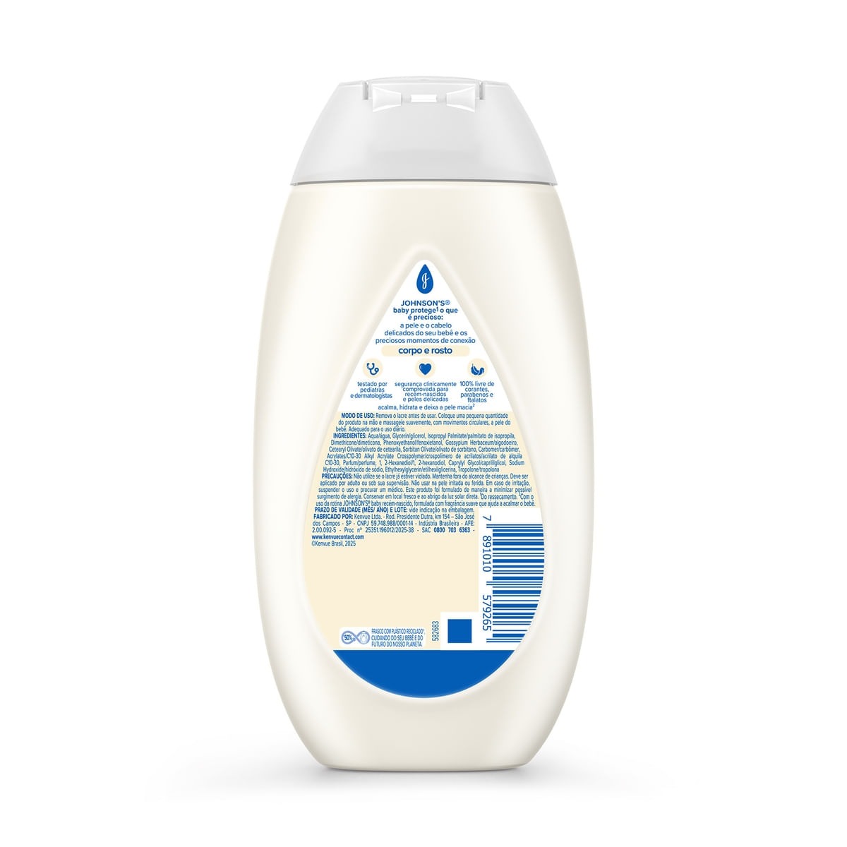 Loção Hidratante Infantil Johnson's Baby Recém-nascido Hipoalergênica 200ml — imagem 2 | Drogaria Taveira