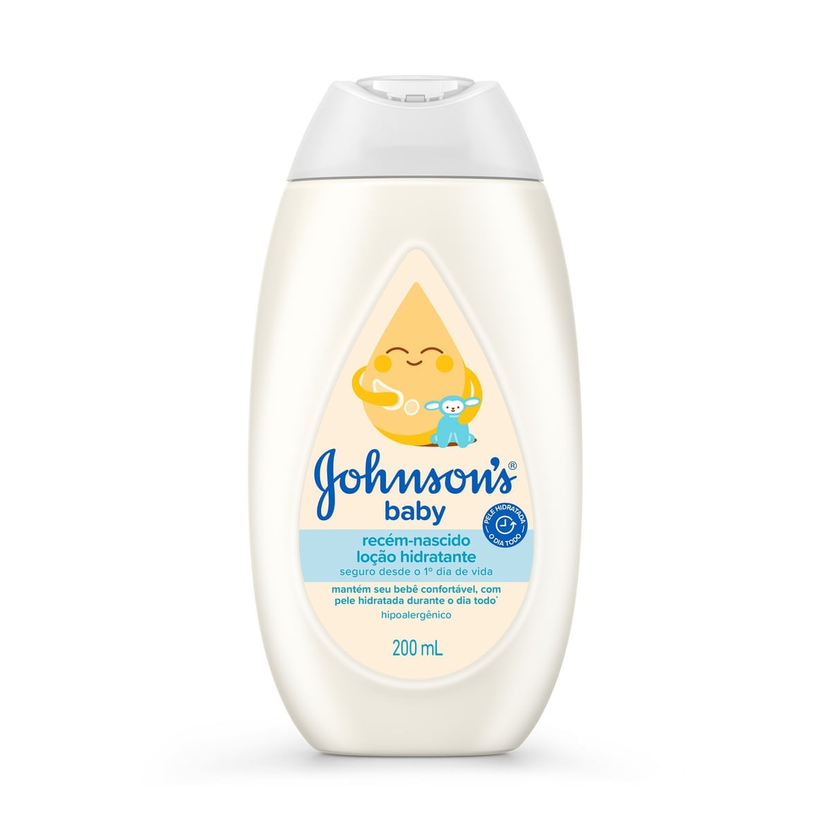 Loção Hidratante Infantil Johnson's Baby Recém-nascido Hipoalergênica 200ml — imagem 3 | Drogaria Taveira