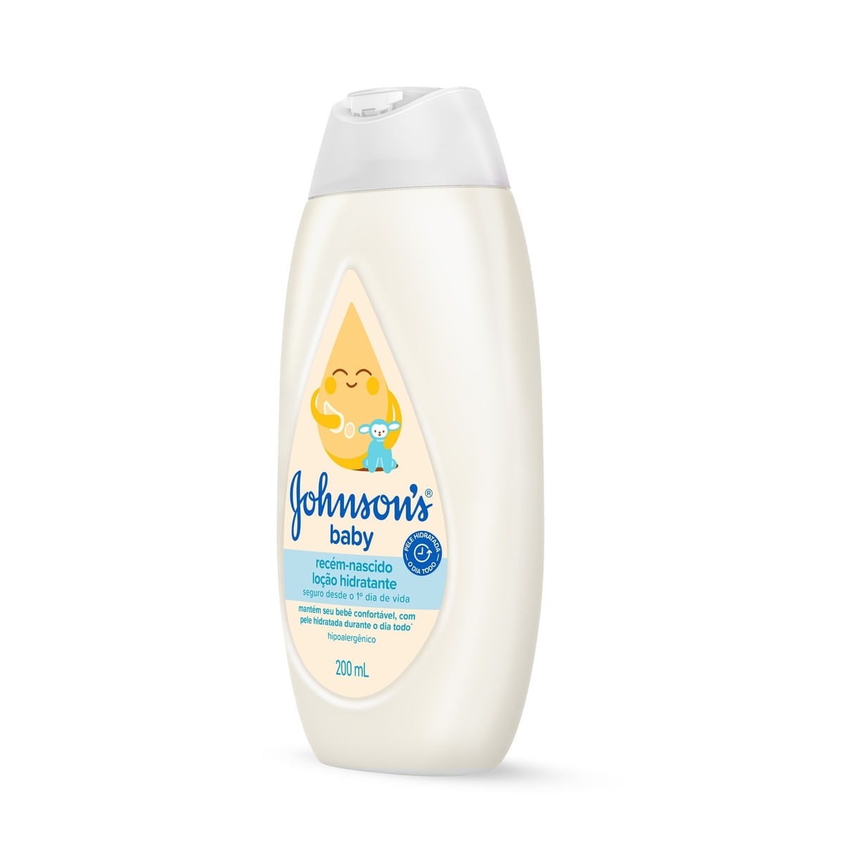 Loção Hidratante Infantil Johnson's Baby Recém-nascido Hipoalergênica 200ml — imagem 4 | Drogaria Taveira