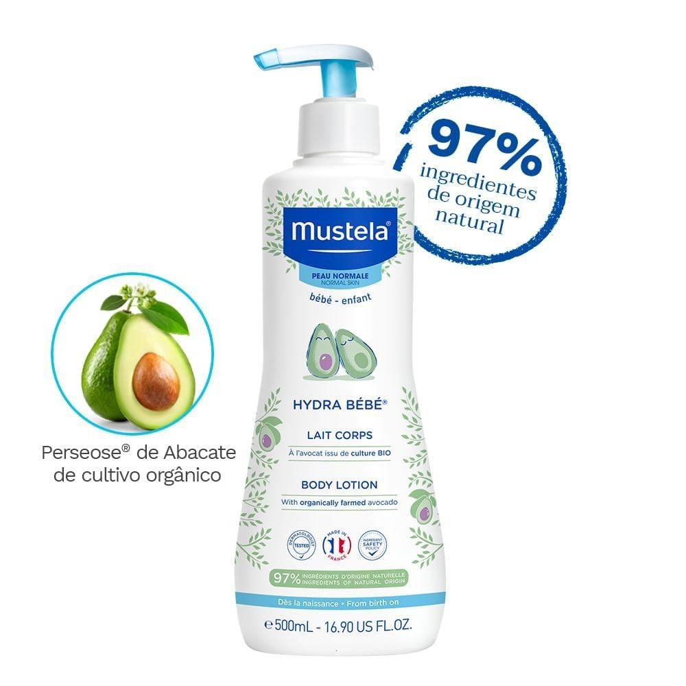 Loção Hidratante Mustela Hydra Bébé Bebê Pele Normal 500ml — imagem 2 | Drogaria Taveira