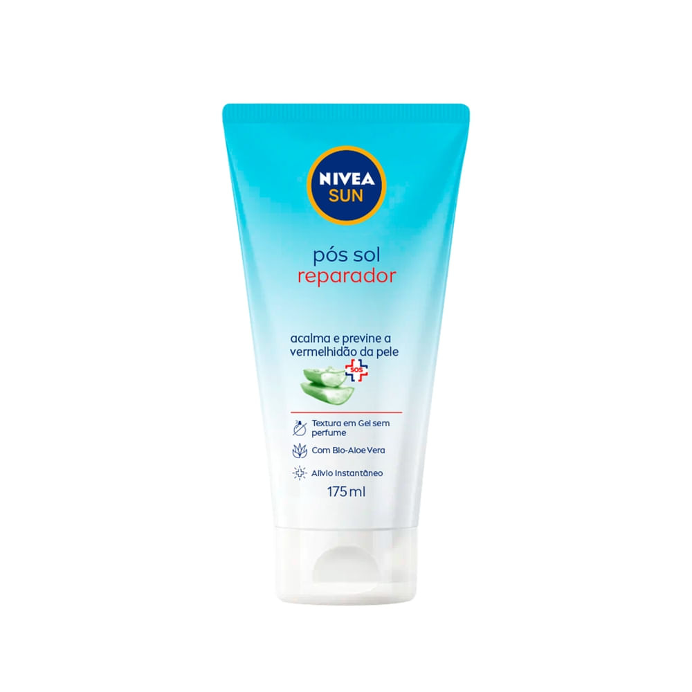 Loção Pós-Sol Nivea Sun Reparadora Aloe Vera Gel 175ml — imagem 2 | Drogaria Taveira